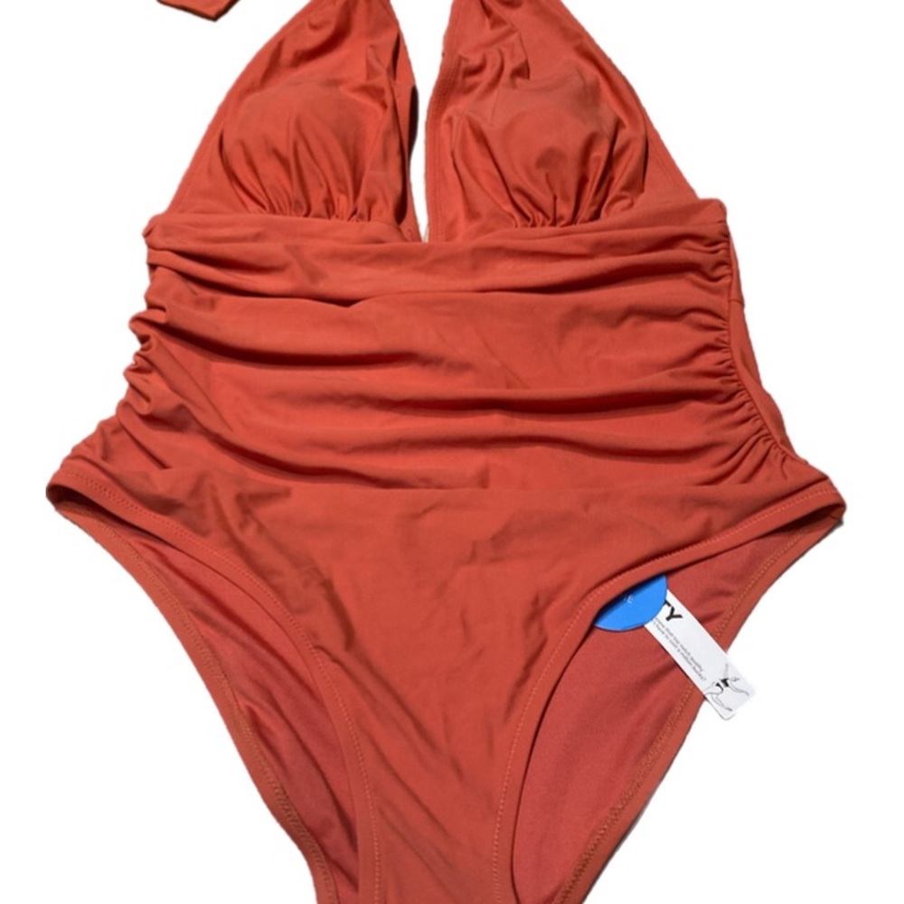 Cupshe Vibrant Orange Swimwear